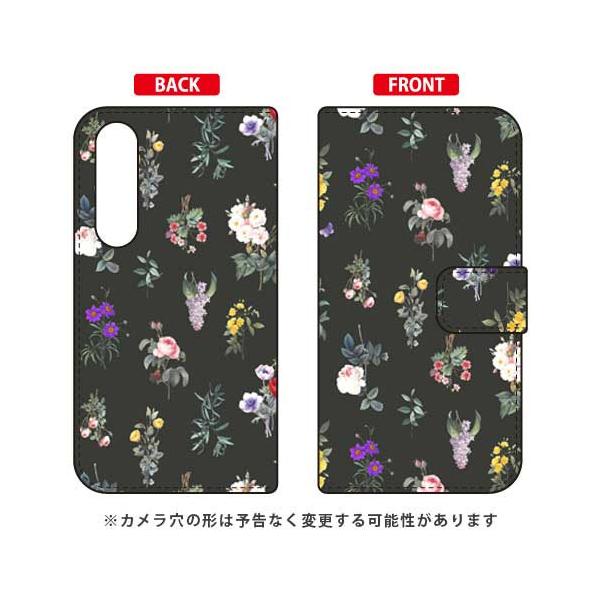 Xperia 5 �P�[�X �蒠 SINDEE Botanical �i�u���b�N�j �X�}�z�P�[�X (�󒍐��Y)