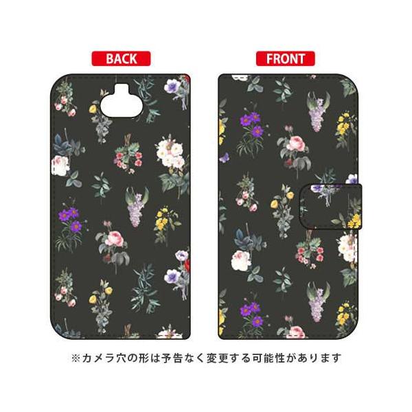 Xperia 8 �P�[�X �蒠 SINDEE Botanical �i�u���b�N�j �X�}�z�P�[�X (�󒍐��Y)