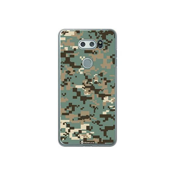 V30+ / JOJO / isai V30+ DIGITAL camouflage O[ X}zP[X (󒍐Y)