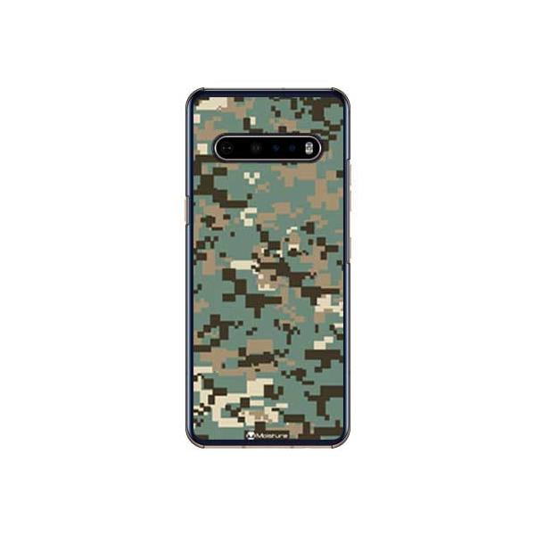 LG V60 ThinQ 5G DIGITAL camouflage �O���[�� �X�}�z�P�[�X (�󒍐��Y)