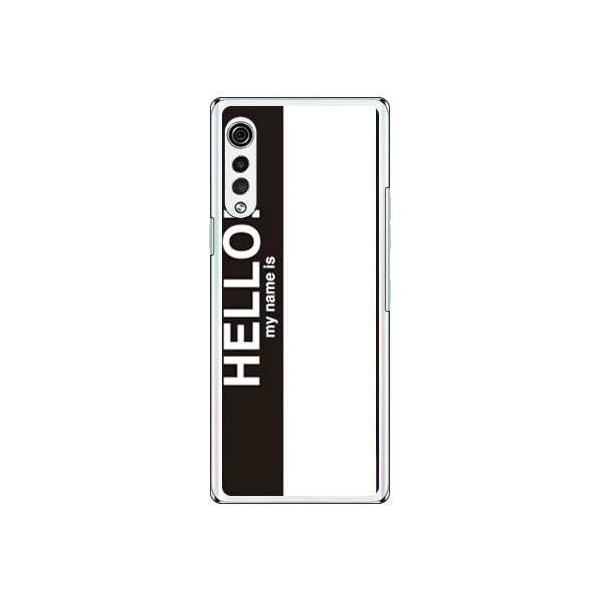 LG VELVET �P�[�X L-52A Hello my name is �u���b�N �X�}�z�P�[�X (�󒍐��Y)