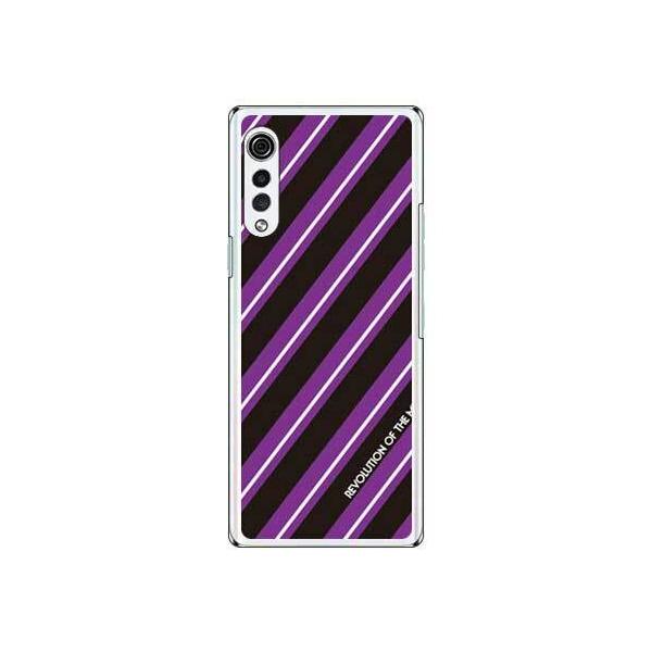 LG VELVET �P�[�X L-52A Stripe �u���b�N �X�}�z�P�[�X (�󒍐��Y)