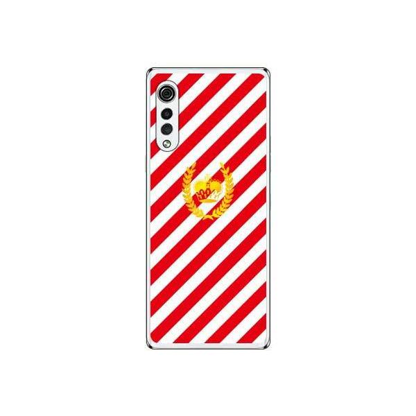 LG VELVET �P�[�X L-52A �X�g���C�v ���b�h×�z���C�g �X�}�z�P�[�X (�󒍐��Y)