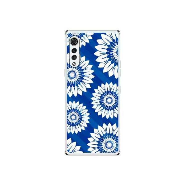 LG VELVET �P�[�X L-52A �t�����[�X�g���C�v �u���[ �X�}�z�P�[�X (�󒍐��Y)