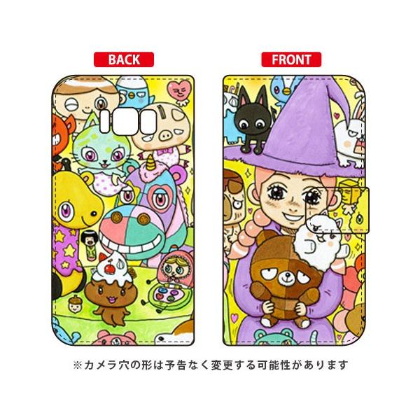 Galaxy S8 SC-02J�ESCV36 �C���X�g���[�^�[326 �蒠 ���E��u�T�C�N�ȃk�C�O���~ �X�}�z�P�[�X (�󒍐��Y)