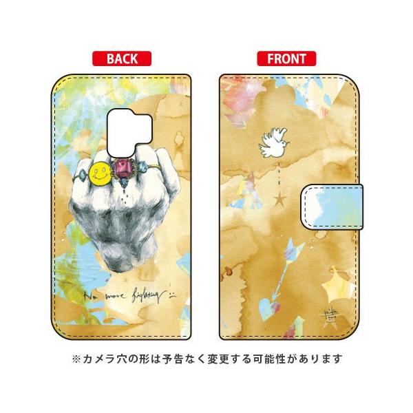 Galaxy S9 �P�[�X SC-02K SCV38 �蒠 MIKATAMO No more fighting �X�}�z�P�[�X (�󒍐��Y)