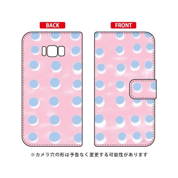 Galaxy S8+ �P�[�X �蒠 �I�u�`�W�� dot series �s���N �X�}�z�P�[�X (�󒍐��Y)