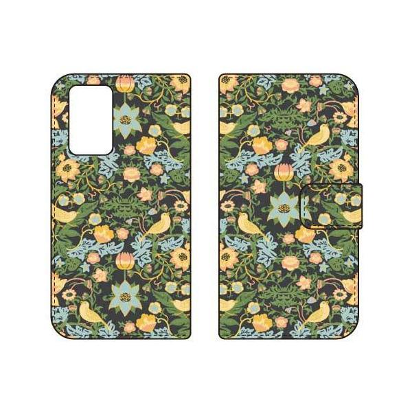 Galaxy A52 5G SC-53B �蒠 SINDEE Mystical Flower �i�O���[���j �X�}�z�P�[�X (�󒍐��Y)