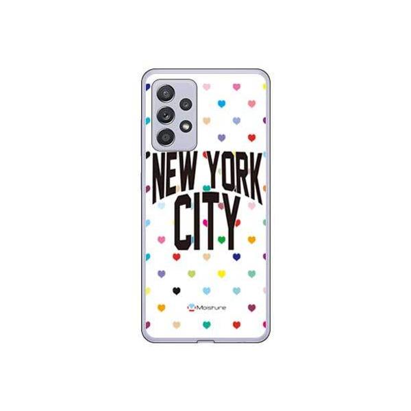 Galaxy A52 5G SC-53B NYC �}���`�n�[�g�h�b�g�z���C�g �X�}�z�P�[�X (�󒍐��Y)