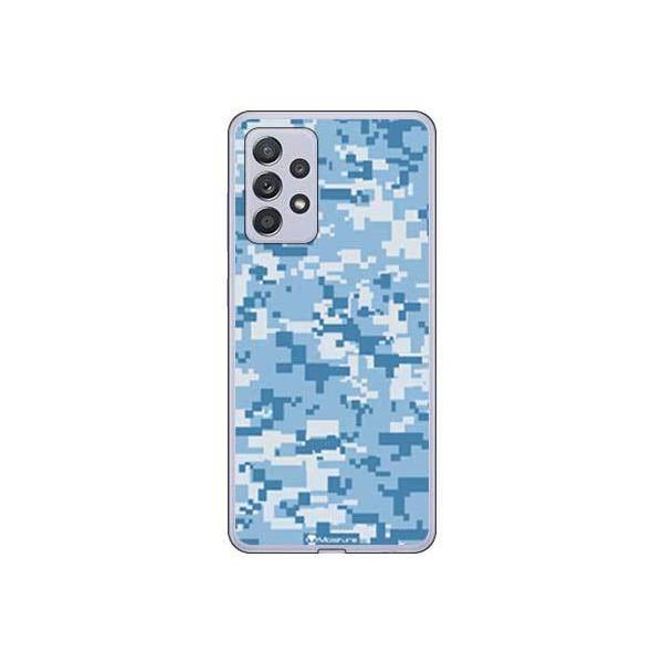 Galaxy A52 5G SC-53B DIGITAL camouflage �u���[ �X�}�z�P�[�X (�󒍐��Y)