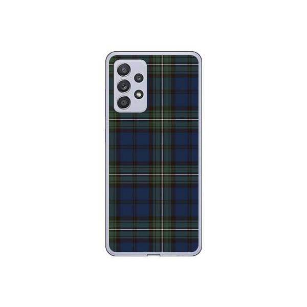 Galaxy A52 5G SC-53B �`�F�b�N �l�C�r�[×�O���[�� �X�}�z�P�[�X (�󒍐��Y)