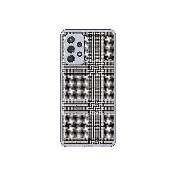Galaxy A52 5G SC-53B �O�����`�F�b�N �z���C�g×�u���b�N �X�}�z�P�[�X (�󒍐��Y)