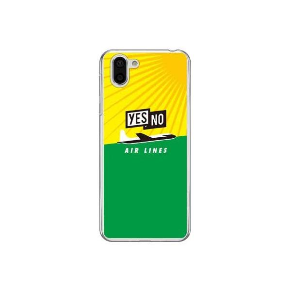 AQUOS R2 �P�[�X SH-03K SHV42 706SH YESNO AIR LINES �C�G���[×�O���[�� �X�}�z�P�[�X (�󒍐��Y)