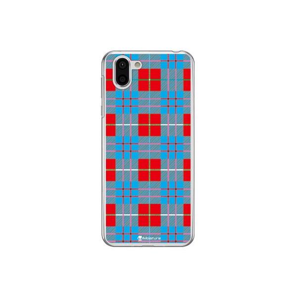 AQUOS R2 �P�[�X SH-03K SHV42 706SH Tartan check ���b�h �X�}�z�P�[�X (�󒍐��Y)