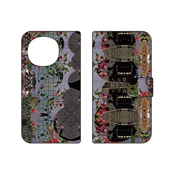 手帳型スマホケース 藤本正平 Oblivious (受注生産) SECOND SKIN AQUOS R11 SH-51G アクオス R11 SH-51G
