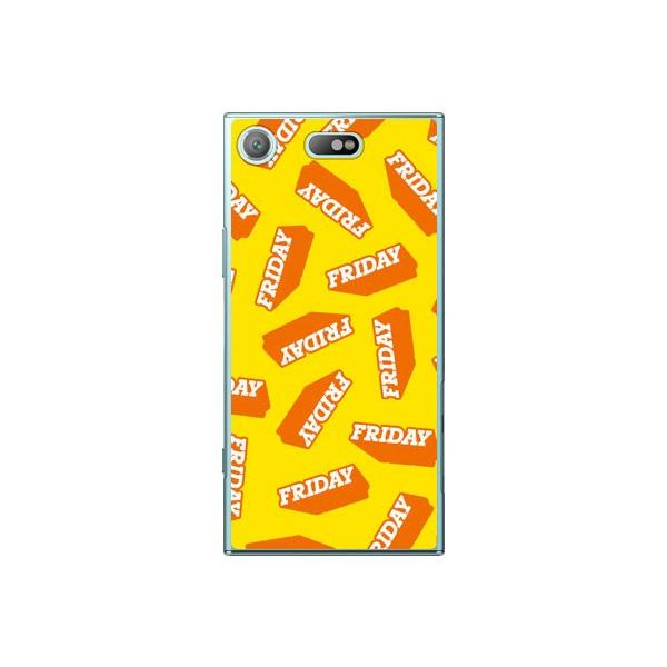 Xperia XZ1 Compact �P�[�X SO-02K FRIDAY �C�G���[ �X�}�z�P�[�X (�󒍐��Y)