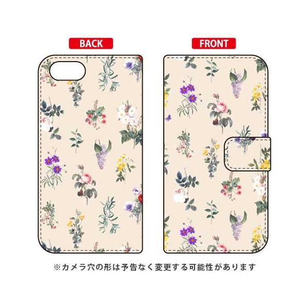 Xperia Ace �P�[�X SO-02L �蒠 SINDEE Botanical �i�z���C�g�j �X�}�z�P�[�X (�󒍐��Y)