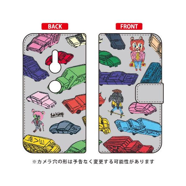 Xperia XZ2 �P�[�X �蒠 Rob Kidney Dreamy Cars �X�}�z�P�[�X (�󒍐��Y)