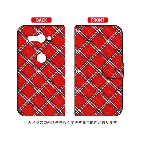 Xperia XZ2 Compact �P�[�X SO-05K �蒠 �^�[�^���`�F�b�N ���b�h �X�}�z�P�[�X (�󒍐��Y)