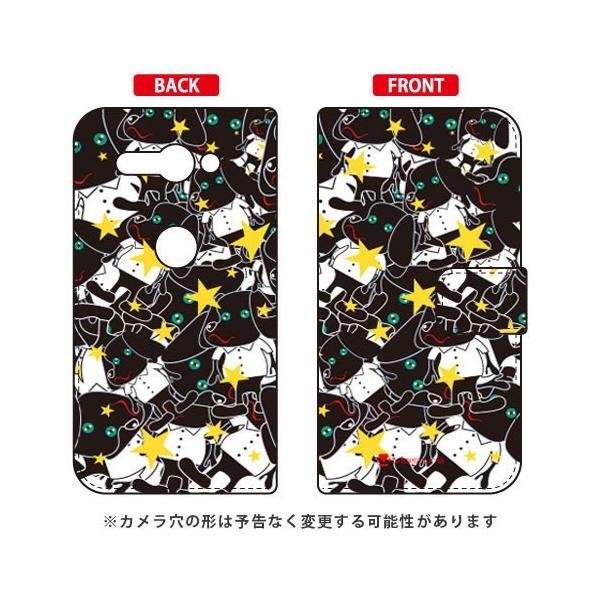 Xperia XZ2 Compact �P�[�X SO-05K �蒠 Moisture Doggy Star �X�}�z�P�[�X (�󒍐��Y)