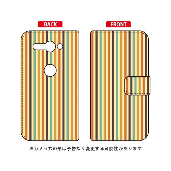 Xperia XZ2 Compact �P�[�X SO-05K �蒠 �X�g���C�v �O���[�����C�G���[ �X�}�z�P�[�X (�󒍐��Y)