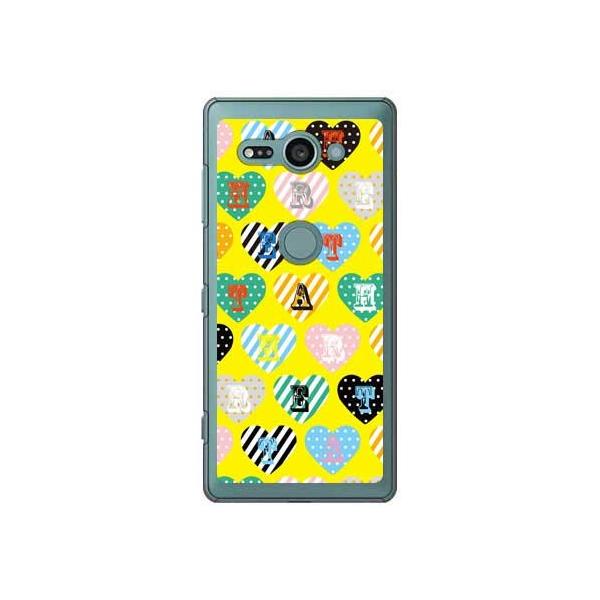 Xperia XZ2 Compact �P�[�X SO-05K �J���t���n�[�g �C�G���[ �X�}�z�P�[�X (�󒍐��Y)