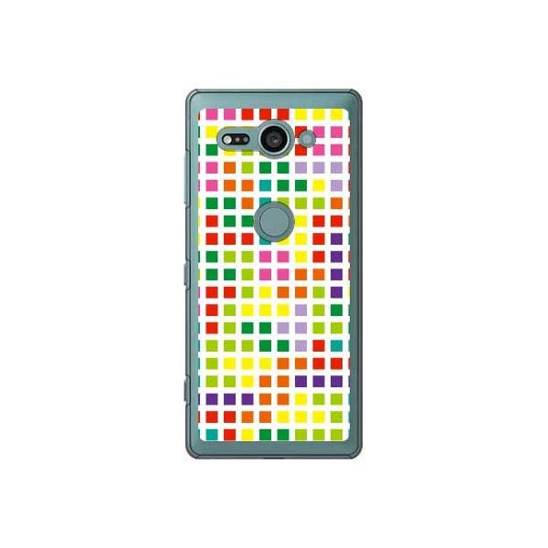 Xperia XZ2 Compact �P�[�X SO-05K �u���b�N �z���C�g�}���` �X�}�z�P�[�X (�󒍐��Y)