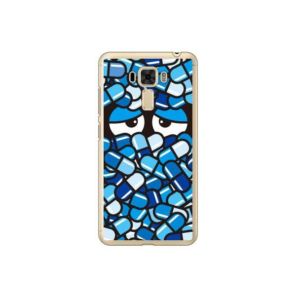 ZenFone 3 Laser �P�[�X ZC551KL �J�v�Z������ �u���[ �X�}�z�P�[�X (�󒍐��Y)