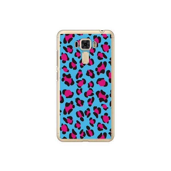 ZenFone 3 Laser �P�[�X ZC551KL Leopard �u���[ �X�}�z�P�[�X (�󒍐��Y)