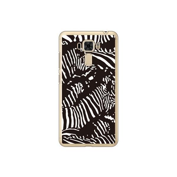 ZenFone 3 Laser �P�[�X ZC551KL Zebra camo �u���b�N �X�}�z�P�[�X (�󒍐��Y)