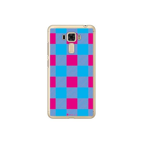 ZenFone 3 Laser �P�[�X ZC551KL Buffalo check �s���N×�u���[ �X�}�z�P�[�X (�󒍐��Y)