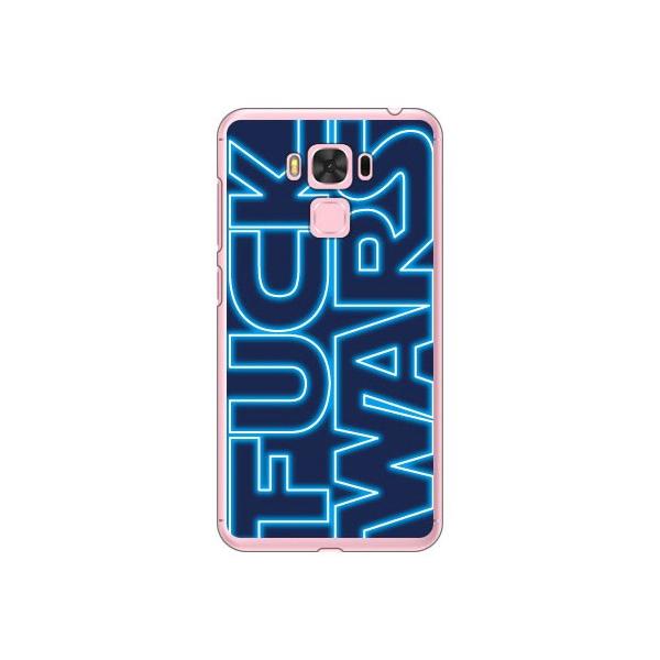 ZenFone 3 Max �P�[�X ZC553KL FUCKWARS �� �u���[ Cf ltd �X�}�z�P�[�X (�󒍐��Y)