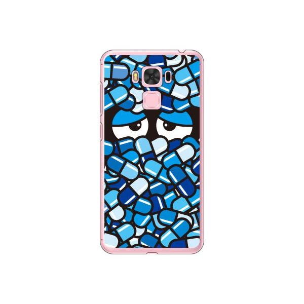 ZenFone 3 Max �P�[�X ZC553KL �J�v�Z������ �u���[ �X�}�z�P�[�X (�󒍐��Y)