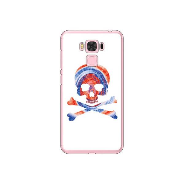 ZenFone 3 Max �P�[�X ZC553KL Psychedelic skull �u���[×���b�h �X�}�z�P�[�X (�󒍐��Y)