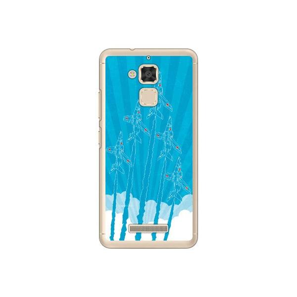 ZenFone 3 Max (5.2�C���`) ZC520TL T-4�u���[�C���p���X �ґ���s�V���G�b�g �X�}�z�P�[�X (�󒍐��Y)
