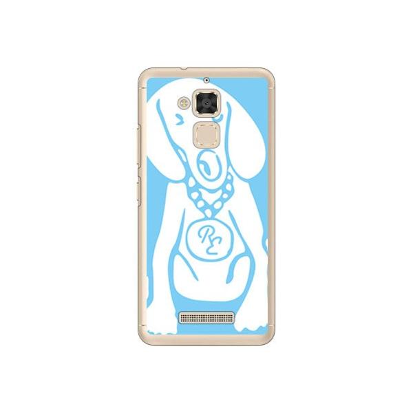 ZenFone 3 Max (5.2�C���`) ZC520TL Dog �T�b�N�X�u���[×�z���C�g �X�}�z�P�[�X (�󒍐��Y)
