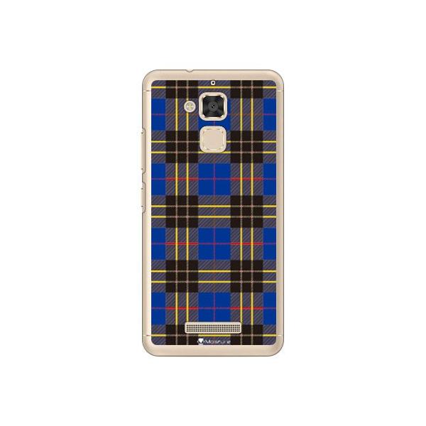 ZenFone 3 Max (5.2�C���`) ZC520TL Tartan check �u���[ �X�}�z�P�[�X (�󒍐��Y)