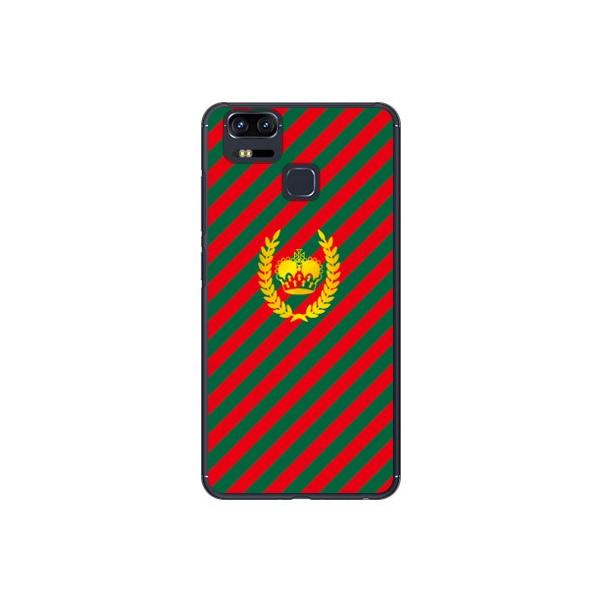 ZenFone Zoom S ZE553KL �X�g���C�v �O���[��×���b�h �X�}�z�P�[�X (�󒍐��Y)