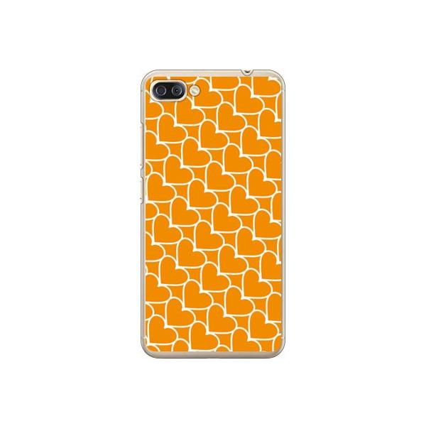 ZenFone 4 Max Pro �P�[�X ZC554KL �n�[�g�X�g���C�v �I�����W×�z���C�g �X�}�z�P�[�X (�󒍐��Y)