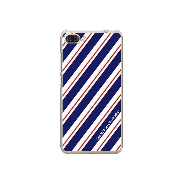 ZenFone 4 Max Pro �P�[�X ZC554KL Stripe �l�C�r�[ �X�}�z�P�[�X (�󒍐��Y)