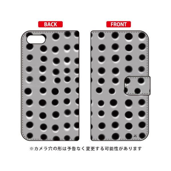 ZenFone 4 Max �P�[�X ZC520KL �蒠 �I�u�`�W�� dot series �O���[ �X�}�z�P�[�X (�󒍐��Y)