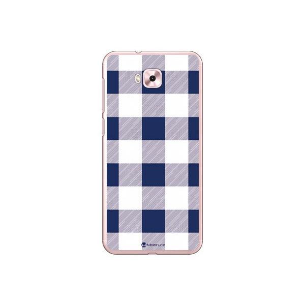 ZenFone 4 Selfie �P�[�X ZD553KL Buffalo check �l�C�r�[×�z���C�g �X�}�z�P�[�X (�󒍐��Y)