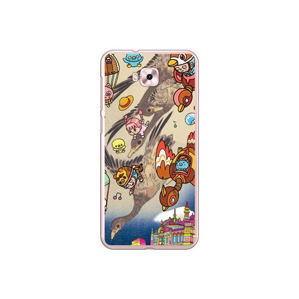 ZenFone 4 Selfie �P�[�X ZD553KL �C���X�g���[�^�[326 �l�I�����G ��̎U�� �X�}�z�P�[�X (�󒍐��Y)