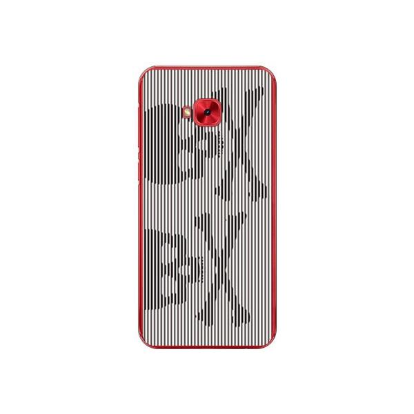 ZenFone 4 Selfie Pro �P�[�X ZD552KL Skull mosaic �z���C�g×�u���b�N �X�}�z�P�[�X (�󒍐��Y)