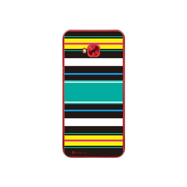 ZenFone 4 Selfie Pro �P�[�X ZD552KL Moisture Stripe �u���b�N �X�}�z�P�[�X (�󒍐��Y)