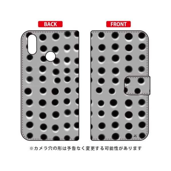 ZenFone Max M2 ZB633KL �蒠 �I�u�`�W�� dot series �O���[ �X�}�z�P�[�X (�󒍐��Y)