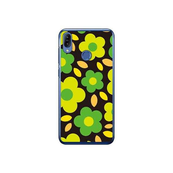 ZenFone Max M2 ZB633KL �t�����[�|�b�v �u���b�N×�O���[�� �X�}�z�P�[�X (�󒍐��Y)