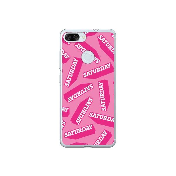 ZenFone Max Plus M1 ZB570TL SATURDAY �s���N �X�}�z�P�[�X (�󒍐��Y)