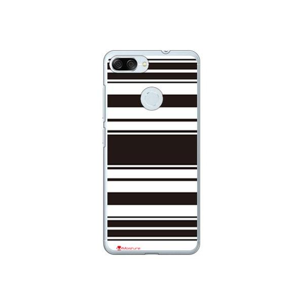 ZenFone Max Plus M1 ZB570TL Moisture Stripe �u���b�N�z���C�g �X�}�z�P�[�X (�󒍐��Y)