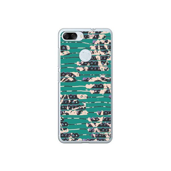 ZenFone Max Plus M1 ZB570TL �A�u�X�g���N�g Camo �O���[�� �x�[�W�� �X�}�z�P�[�X (�󒍐��Y)